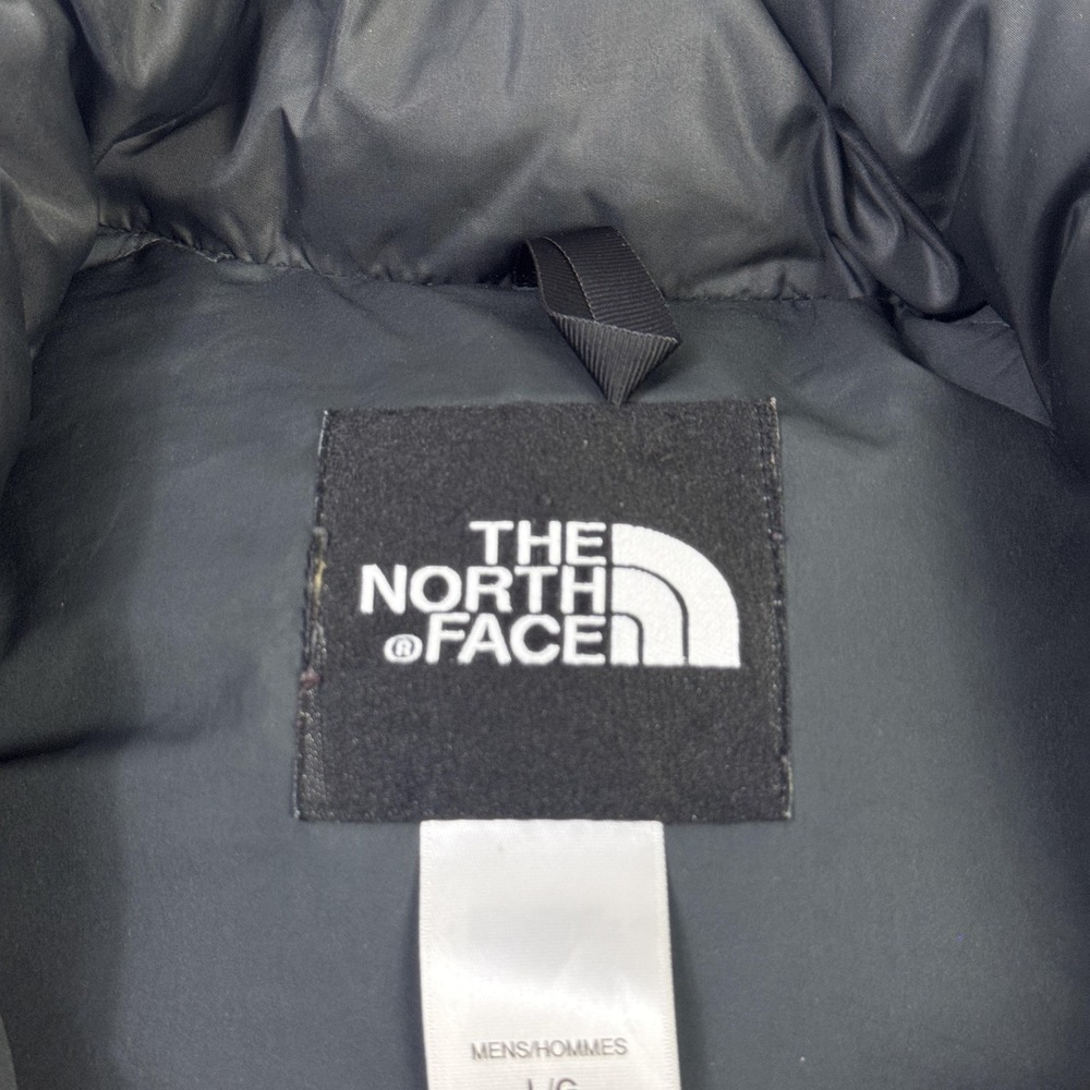 The North Face Puffer Jacket Mens Large Red Hooded 700 Fill Down Insulated - Picture 3 of 16